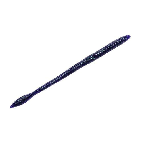KVD Finesse Worm Soft Lure - 5" Body Length, June Bug, Per 15
