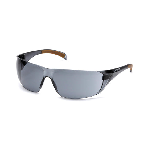 Carhartt Billings Safety Glasses - Gray Lens with Gray Temples