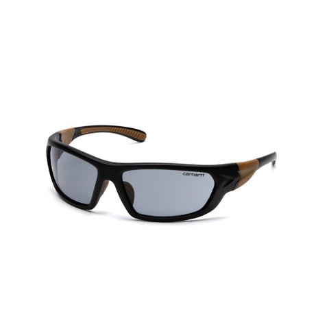 Carhartt Carbondale Safety Glasses - Anti-Fog Lens with Black-Tan Frame