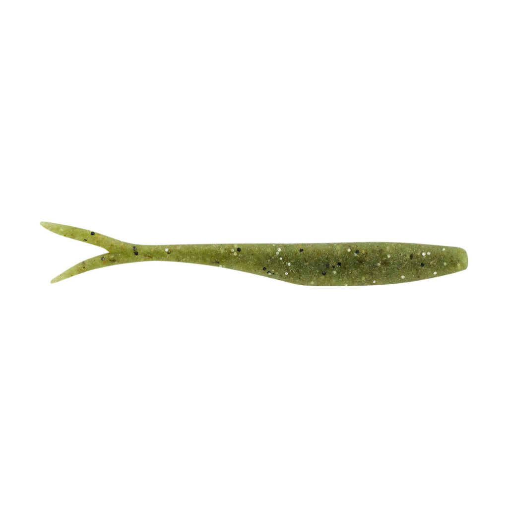 MaxScent Flatnose Minnow Soft Bait - 4" Length, Baby Bass, Per 10