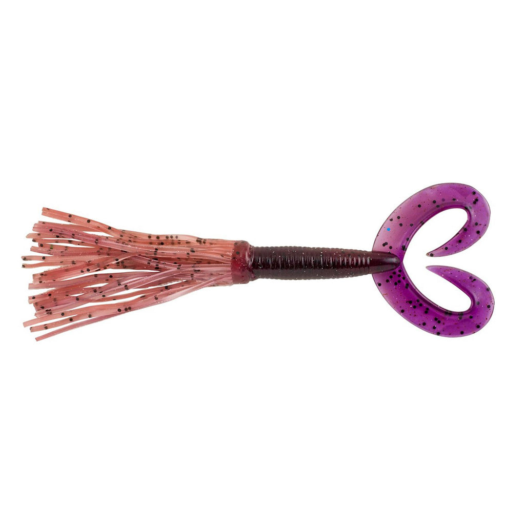 Bearded The Deuce Soft Bait - 4" Length, Peanut Butter and Jelly, Per 6