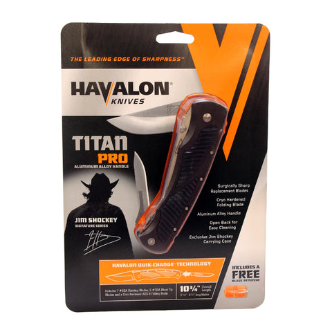 Double Folders - Titan Pro, 5" Drop Point Blade and Nylon Sheath, Clam Package