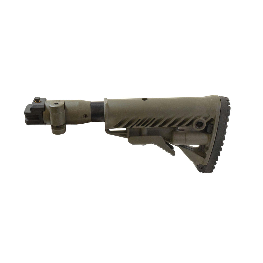 Folding Collapsible Buttstock System - AK 47-74, Polymer Joint, Olive Drab Green