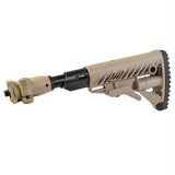 Recoil Compensating Folding Collapsible Buttstock System - VZ.58, Polymer Joint, Flat Dark Earth