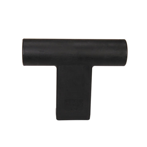 "T" Connector for Round Target Pole - Black