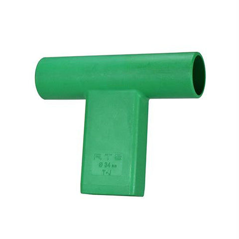 "T" Connector for Round Target Pole - Green