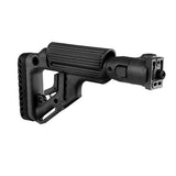 Tactical Folding Buttstock - with Cheek Riser, VZ.58, Polymer Lock, Black