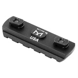 Tekko Metal M-Lok 2 3-8" 5 Slot Rail, Black