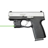 Reactor 5 Gen II Green Laser - Kahr Arms PM and CW 9-.40 with ECR Instant On IWB Holster, Black