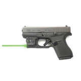 Reactor 5 Gen II Green Laser - Glock 42 with ECR Instant On IWB Holster, Black