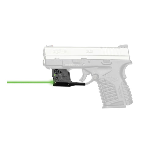 Reactor 5 Gen II Green Laser - Springfield XDS with ECR Instant On IWB Holster, Black