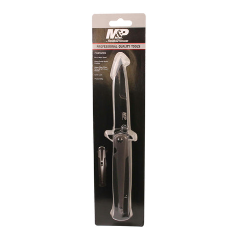 M&P Dagger, 4" Liner Lock Blade, Glass Fiber Filled Nylon and SS Insert Handle