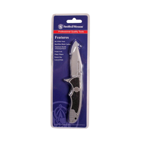 Victory 2.75" Bead Blasted Blade Knife with Pocket Clip