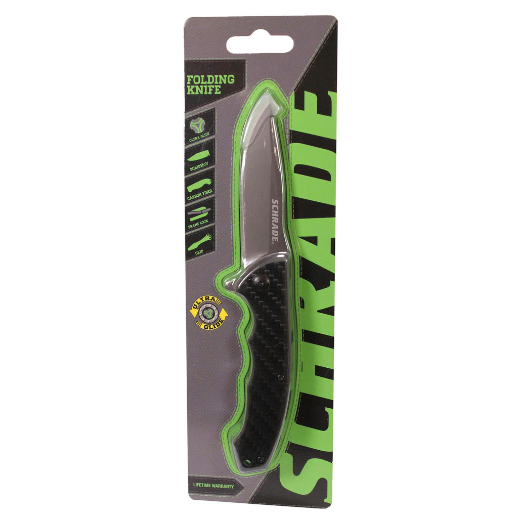 3" Folding Knife with Ultra-Guide Technology, Black