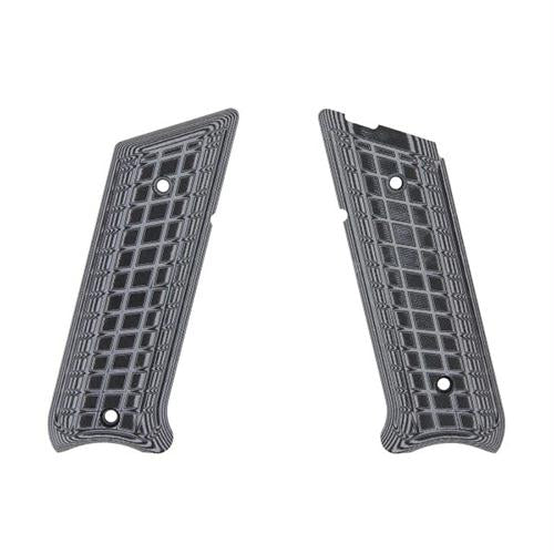 G-10 Tactical Pistol Grips - Ruger Mark IV, Gray-Black, Grappler