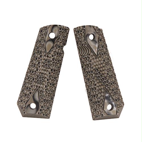 1911 Government Grips - Model Bobtail, Piranha G10 G-Mascus, Green