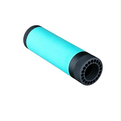 AR-15-M-16 Free Float Forend - Carbine with Aqua Rubber Gripping, Area