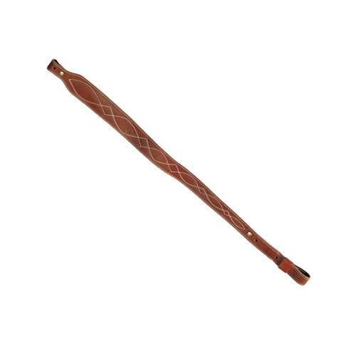 Saddle Brown Leather Sling, Lined