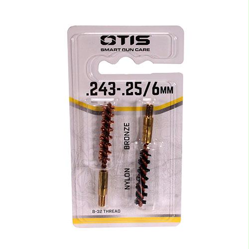 Bore Brushes - .243 - .25 and 6mm Caliber (1 Nylon and 1 Bronze)