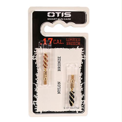 Bore Brushes - .17 HMR-.177 Airgun (1 Nylon-1 Bronze)