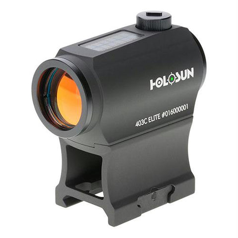 Elite Green Dot Sight - 2 MOA Dot Size, Low Mount and 1-3 Co-Witness Mount, Matte