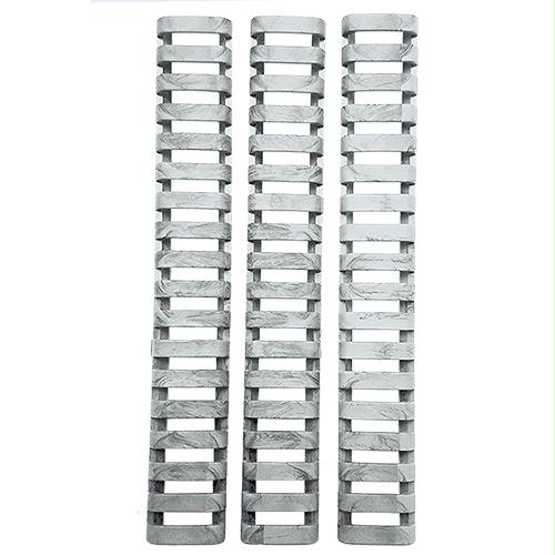18 Slot Ladder Low Pro Rail Covers - Artic Camouflage, Package of 3