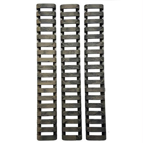 18 Slot Ladder Low Pro Rail Covers - Pedator Camouflage, Package of 3