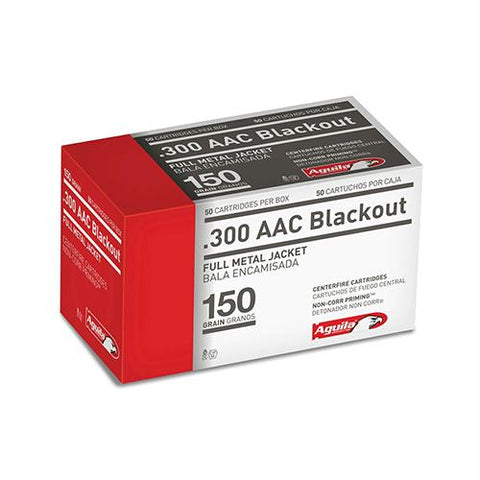 .300 AAC Blackout, 150 Grains, Full Metal Jacket, Per 50