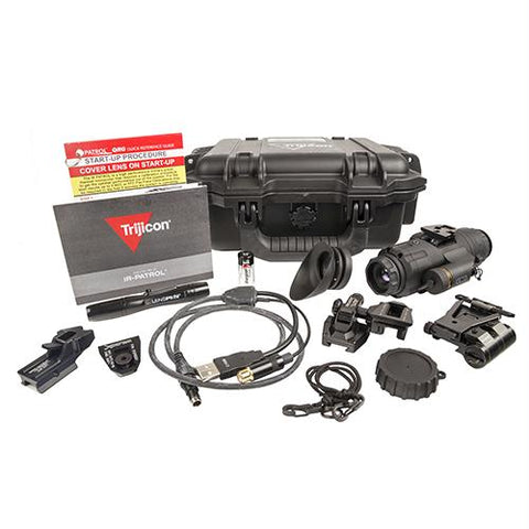 IR Patrol Thermal Monocular - M300W, 1x19mm 640x480 Tactical Kit, Wilcox Shoe Interface, Helmet Mt-Flip Mt