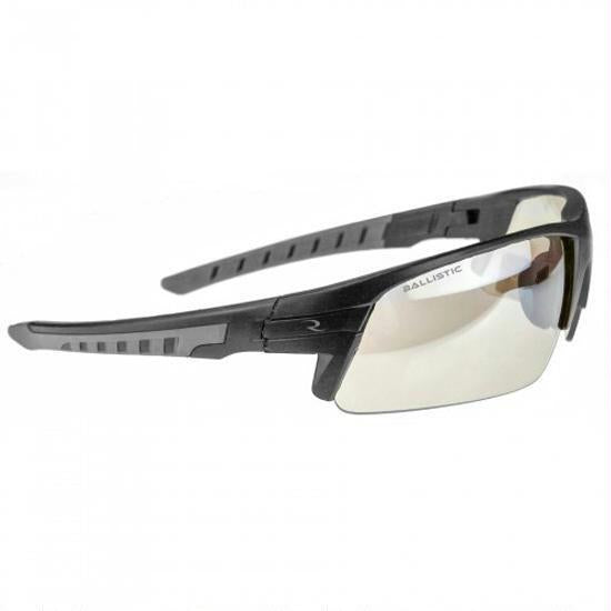 Blast FX Shooting Glasses, Black-Gray Frames, Clear Lens