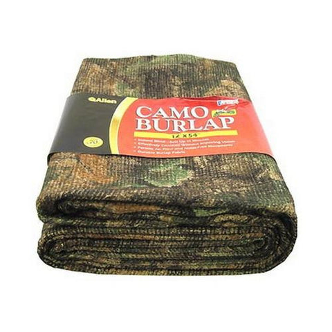 Blind Fabric - Camo Burlap Fabric, Oakbrush Green