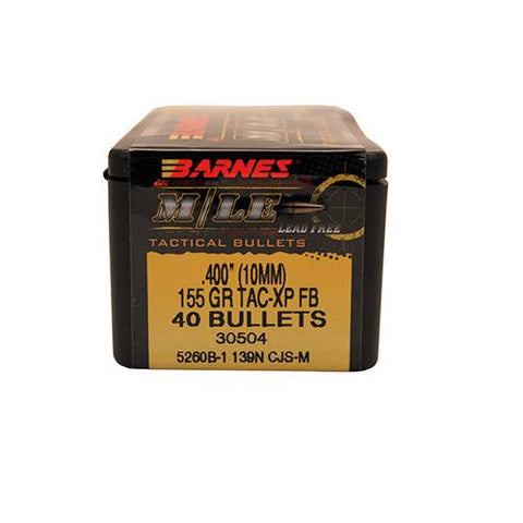 10mm Auto TAC-XP Bullets, 155 Grains, Hollow Point Lead-Free, Per 40