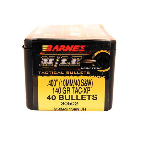 10mm Auto-40 Smith & Wesson Bullets - TAC-XP, 140 Grains, Hollow Point Lead-Free, Per 40