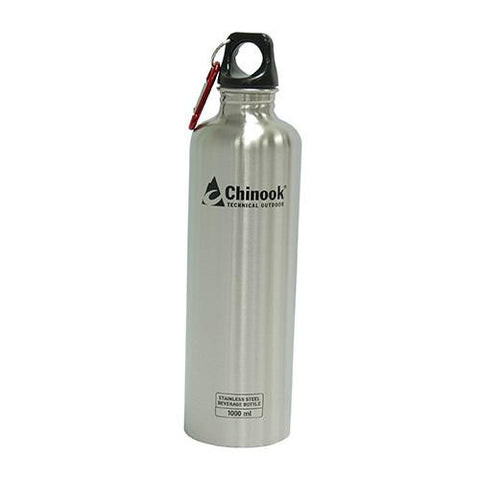 Cascade Wide Mouth Stainless Steel Bottle - 32 oz., Natural