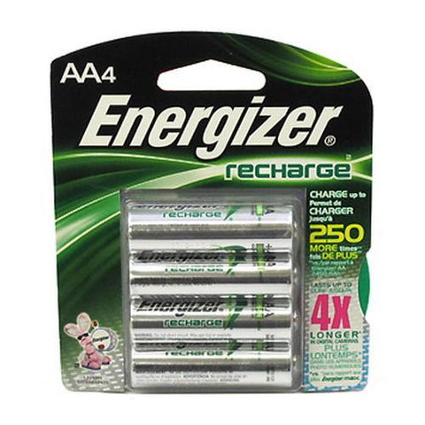 Energizer Rechargeable Batteries - NiMH AA (Per 4)