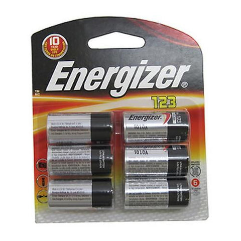 123 Lithium Batteries - 6-Pack