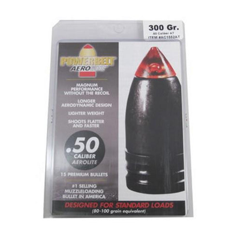 AeroLite AeroTip 50 Caliber Bullets (Per 15) - 300 Gr