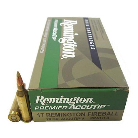 17 Remington Fireball, 20 Grains, AccuTip-V, Per 20