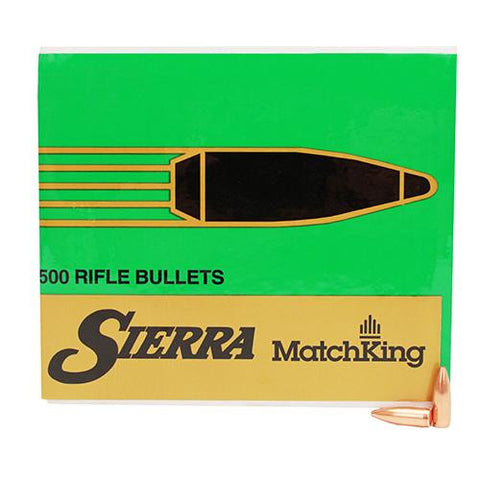 22 Caliber - MatchKing, 52 Grains, Hollow Point Boat Tail, Per 500