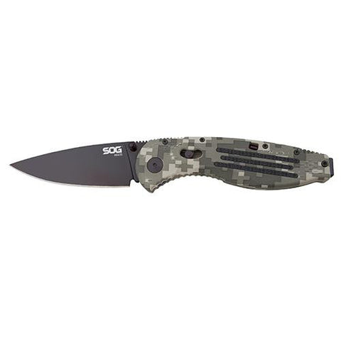 Aegis Series Knife - Digital Camo, Black TiNi, Clam Pack