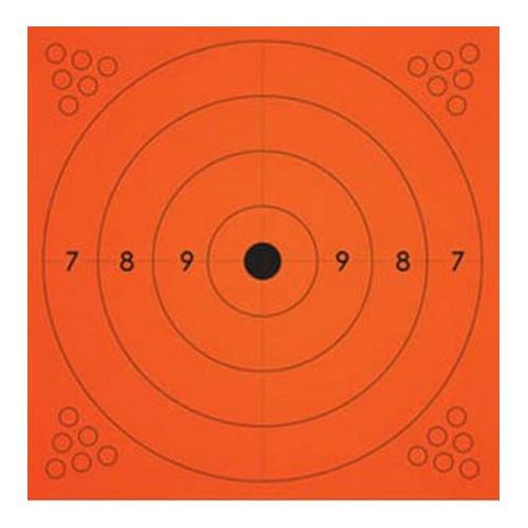Adhesive Target, Orange (10 Pack) - 13x13"