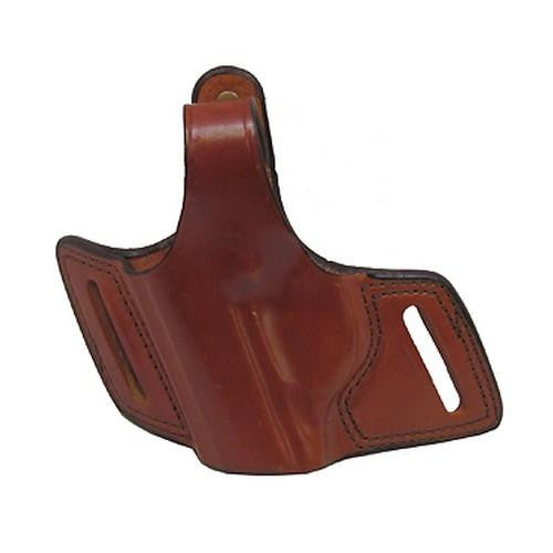 5 Black Widow Leather Holster - Plain Tan, Size 16, Left Hand