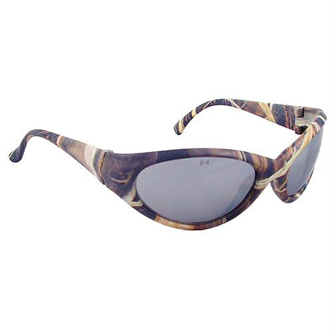 Cobalt Shooting Glasses, Max 4 Camo Frame, Smoke Lens