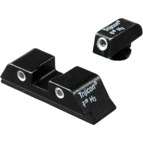 Glock - Pistol, 3 Dot Front & Rear Night Sight Set