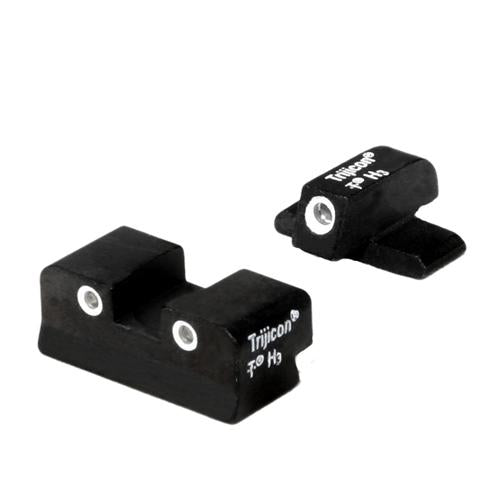 Sig Sauer Bright and Tough 3 Dot Night Sight Set - 9mm-.357 Sig (Excluding P938), #8 Front Lamp and #8 Rear Lamp