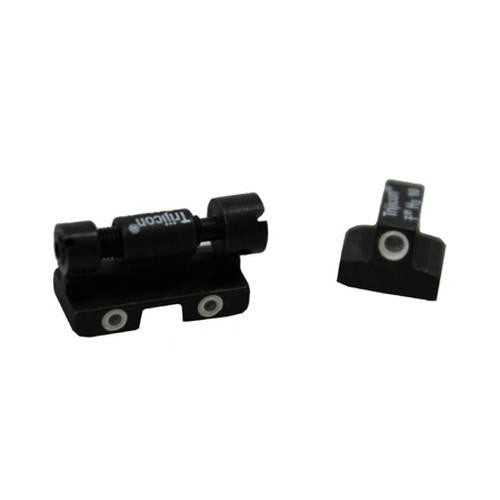 S&W - 9mm or .40 Adjustable Rear, 3 Dot Night Sight Set