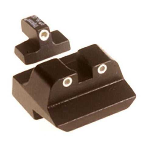 S&W - .45 Long Rear, 3 Dot Front & Rear Night Sight Set