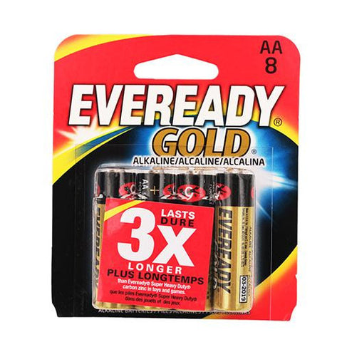 Eveready AA Batteries - Per 8