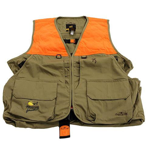 Bird-N-Lite Pheasants Forever Vest, Khaki - XXX-Large