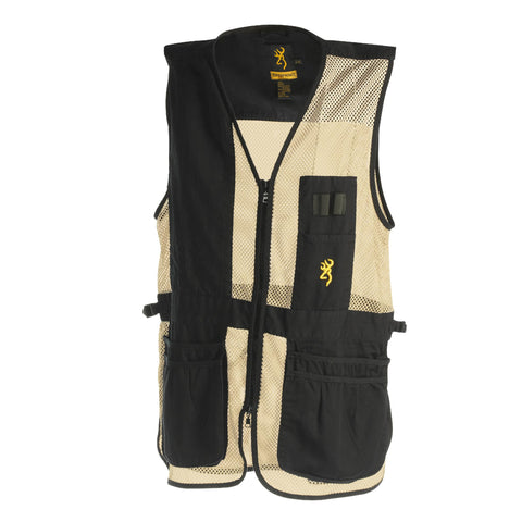 Trapper Creek Vest Black-Tan - Large